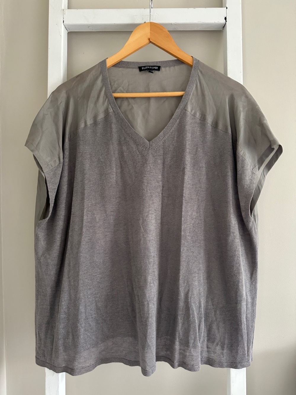 Eileen Fisher Linen Silk Blend Top